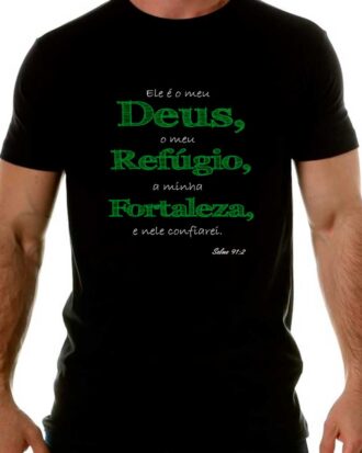 Camiseta Salmo 91:2 - Masculina