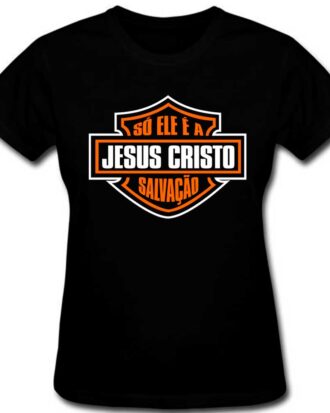 Baby Look Só Jesus Cristo é a Salvação - Feminina