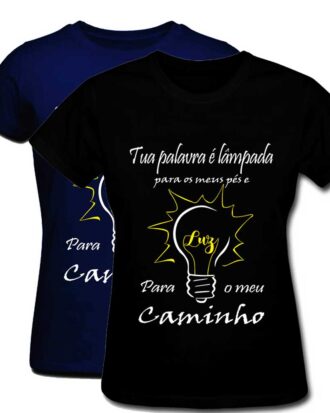 Baby Look Tua Palavra é Luz Para o Meu Caminho - Feminina