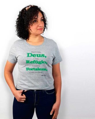 Baby Look Salmo 91:2 - Feminina