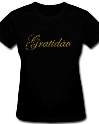 Baby Look Sentimento Gratidão - Feminina