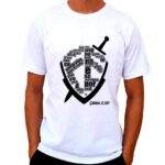 Camiseta A Fé é meu Escudo - Masculina