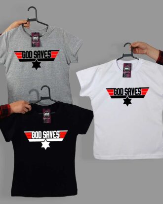 Baby Look God Saves "Deus salva" - Feminina