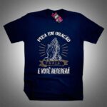 Camiseta Peça em Oração Creia e Receberá - Masculina "Mateus 21:22"