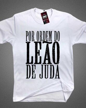 Camiseta Por Ordem do Leão de Judá - Masculina