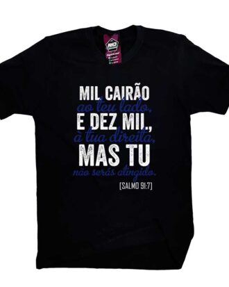 Camiseta Salmo 91:7 - Masculina