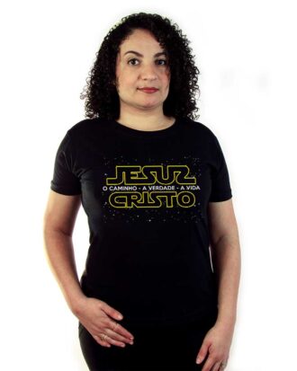 Baby Look Feminina Jesus Cristo: O Caminho, a Verdade e a Vida