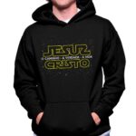 Casaco de Moletom Canguru Moda Evangélica Jesus Cristo O Caminho A Verdade A Vida