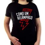 Baby Look Feminina Ele Virá Como Um Relâmpago Mateus 24:27