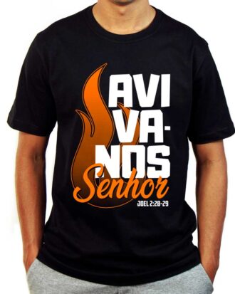 Camiseta Masculina Aviva-Nos Joel 2:28-29