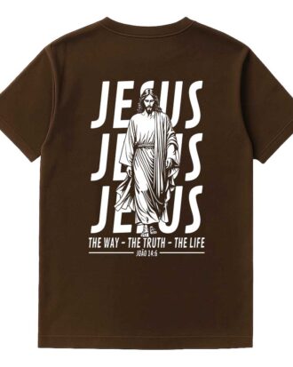 Camiseta Cristã Jesus Cristo The Way The Truth The Life